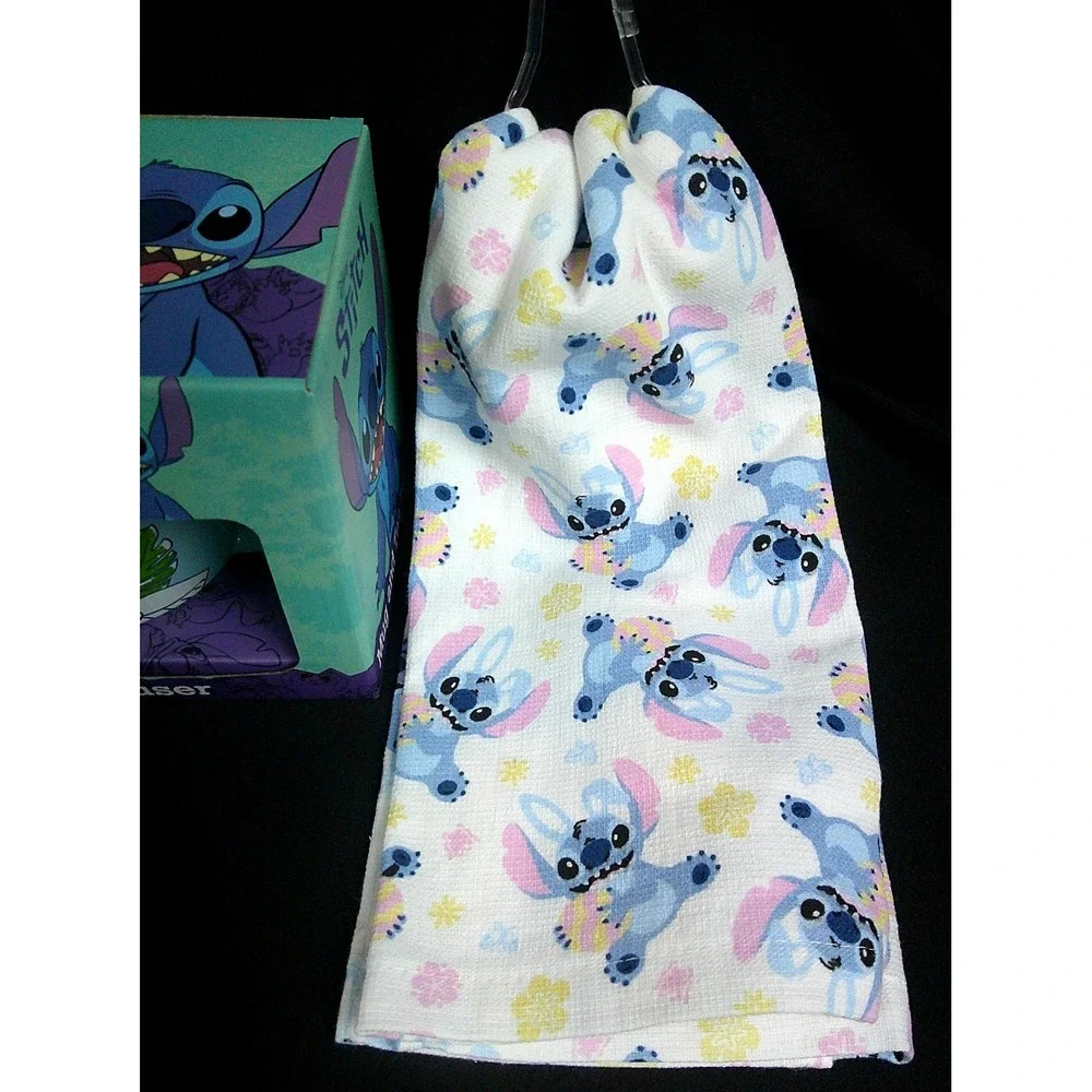 NEW! Disney Stitch Tea infuser set with 2 Stitch‎ Tea Towels COMBO Package